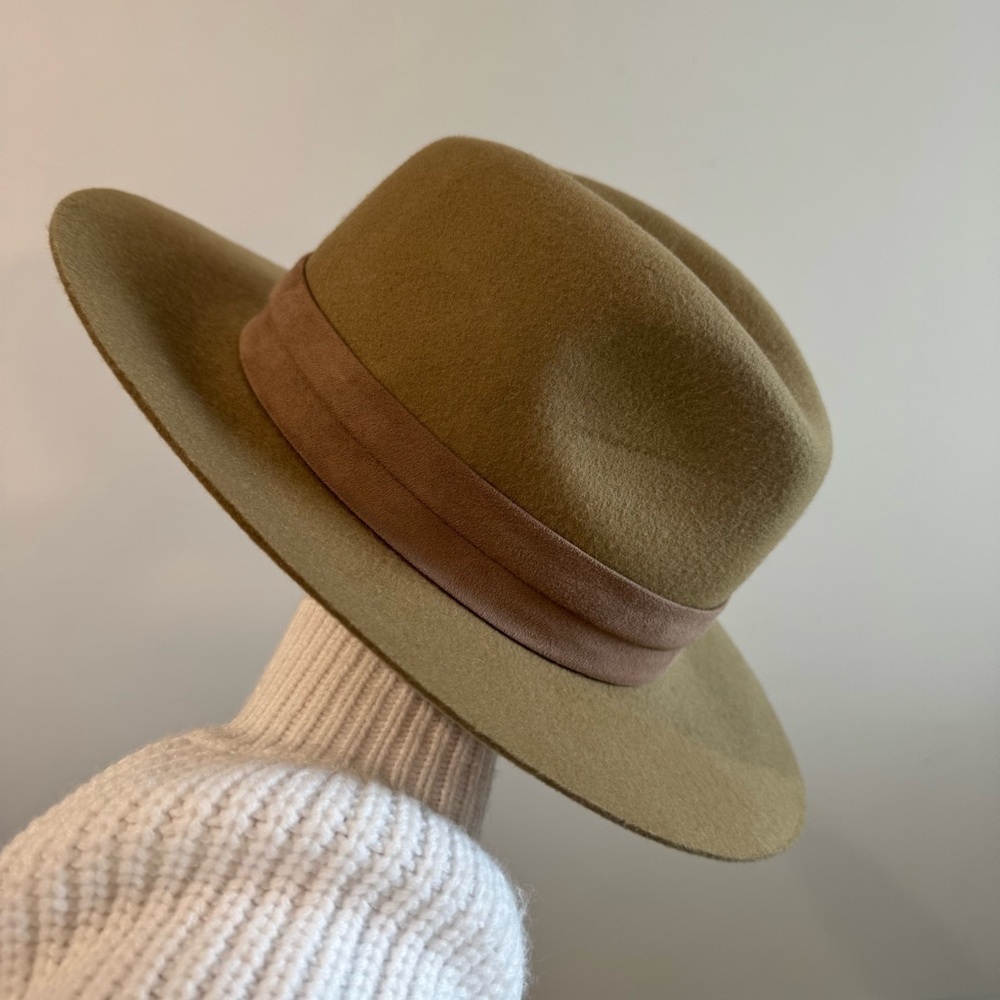 Urban‎ Outfitters Wool Ribbon Trim Fedora One Size - Picture 2 of 8